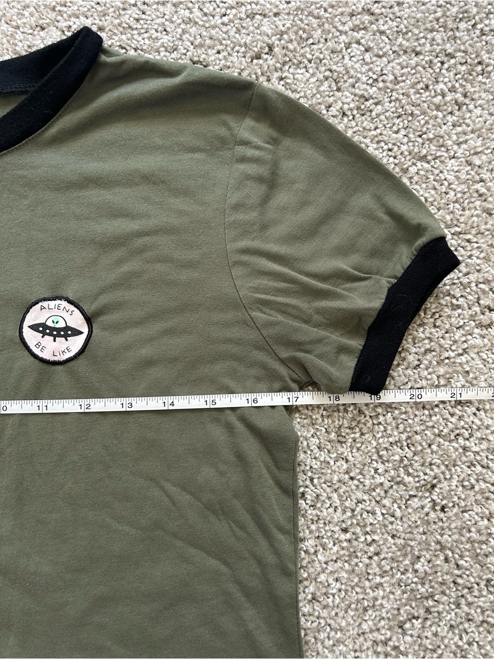 alien patch ringer tee - Picture 8 of 10
